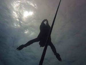 Freediving – How long you can hold your breath for and how relaxed you can be underwater i