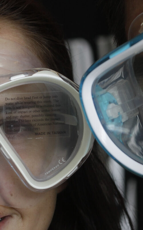 Choosing a dive mask.