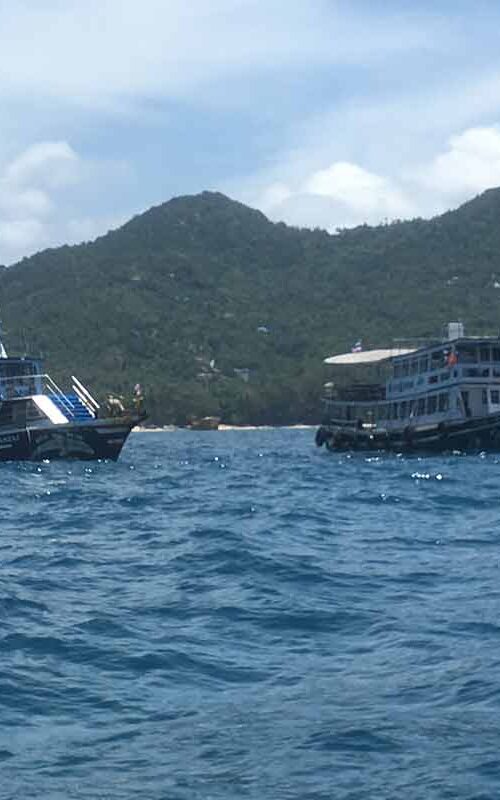 Dive boats on Koh Tao