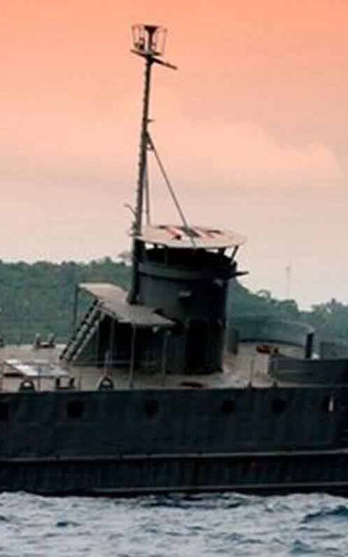 HTMS Sattakut shipwreck on Koh Tao.