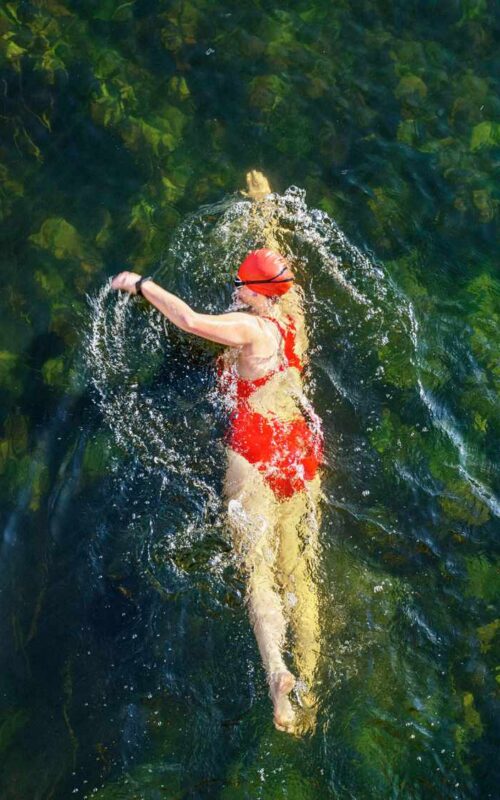 Is there a swim test in the Open Water Course?