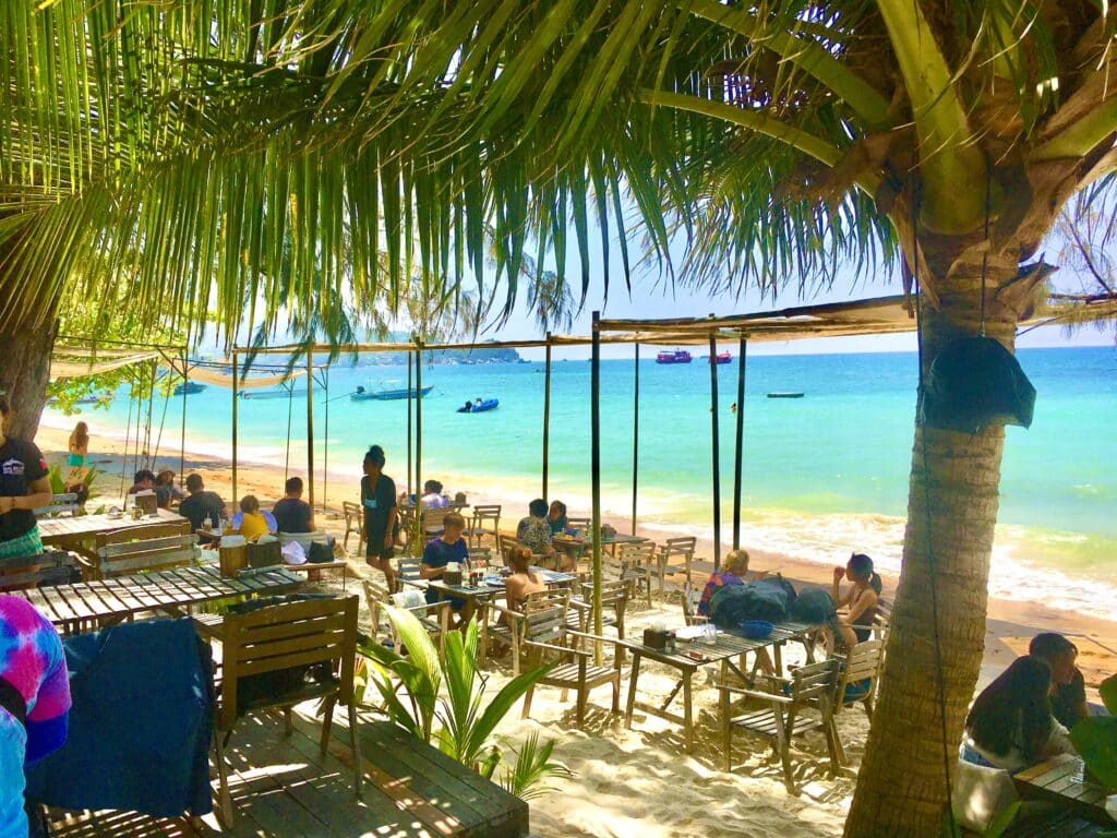 beachfront restaurant