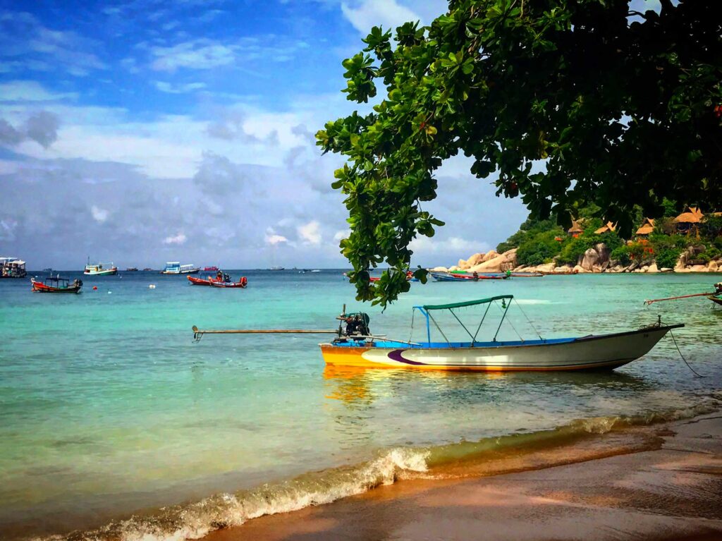 The beach at Sairee Koh Tao