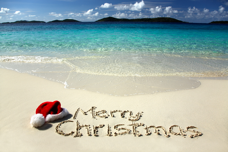 Christmas at the beach