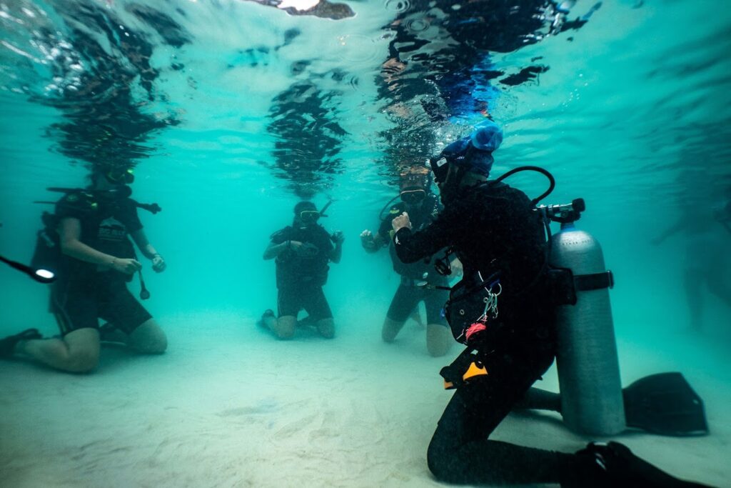 Scuba diving skills