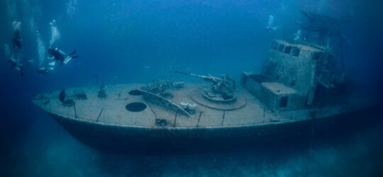 A wreck dive