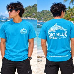 Big Blue Diving – Aqua Marine Dolphin T-Shirt