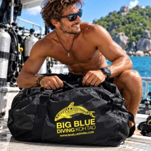 Big Blue Diving Black Dive Bag