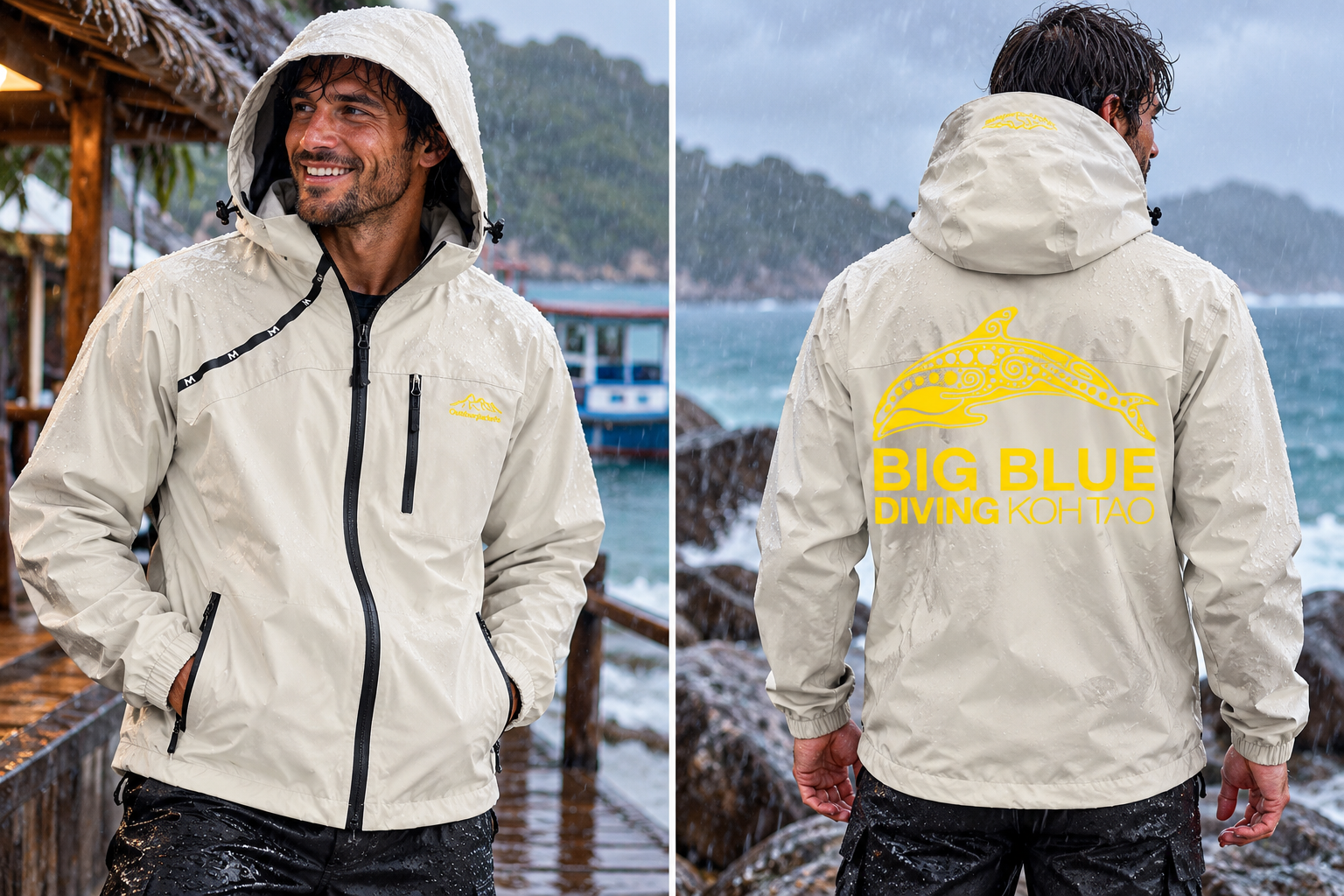 Waterproof Anorak in Blue - Image 2
