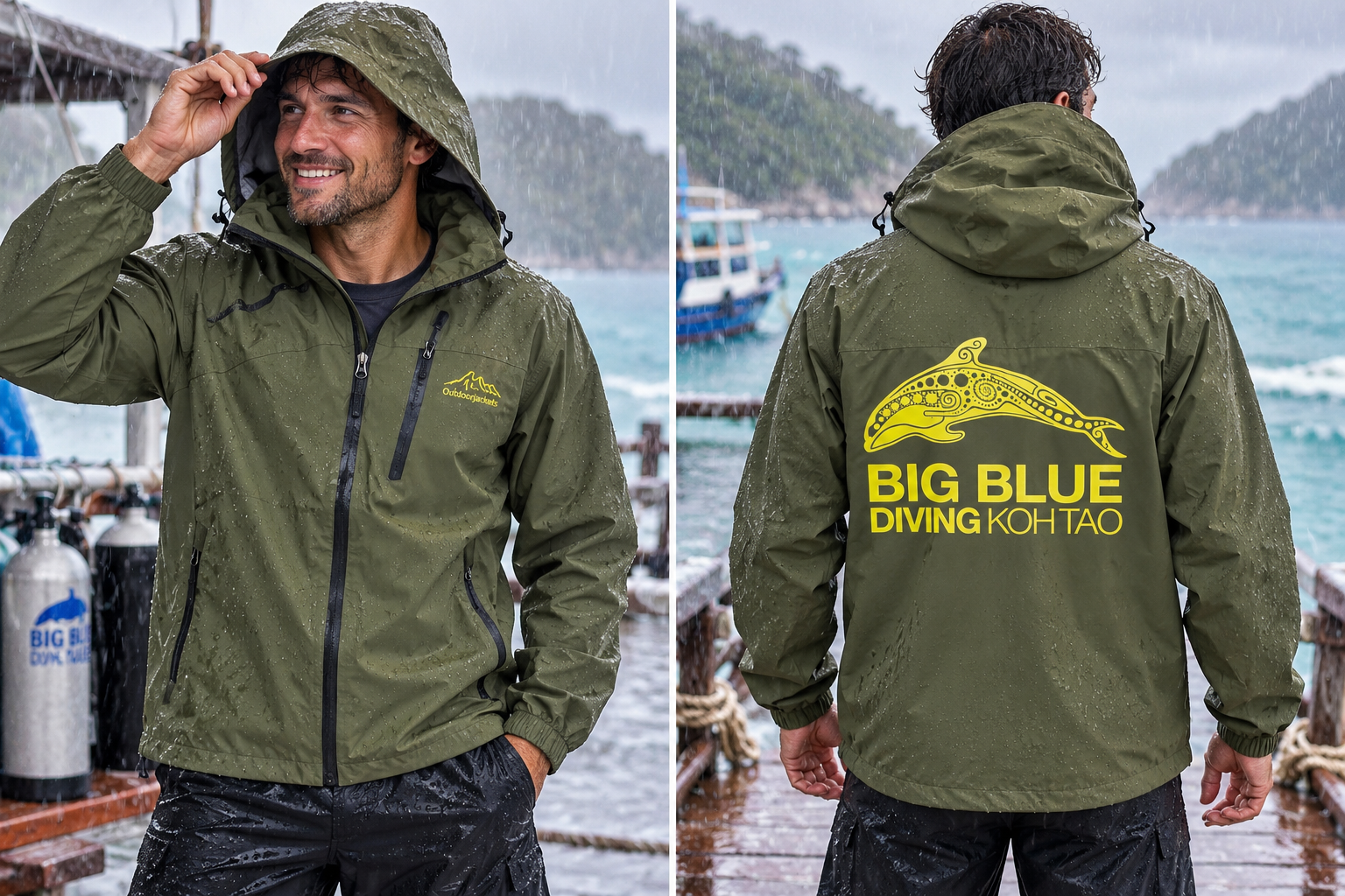 Waterproof Anorak in Blue - Image 5